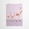 Flamingo Rollerskate Familly by Coco De Paris  Poster Art Print - Americanflat